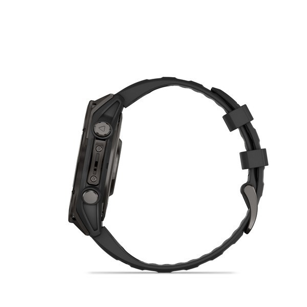 Garmin fenix 8 3,56 cm (1.4") AMOLED 47 mm Cyfrowy 454 x 454 px Ekran dotykowy Czarny Wi-Fi GPS