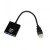 Adapter IBOX IAHV01 (HDMI M - D-Sub (VGA) F; 1m; kolor czarny)