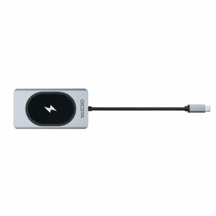 DICOTA D32059 huby i koncentratory USB Type-C Czarny, Srebrny