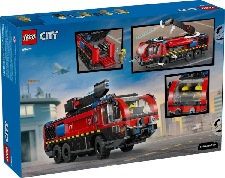 LEGO CITY 60499 Lotniskowy wóz strażacki
