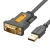 Kabel UGREEN CR104 USB-RS-232 DB9 1.5m (czarny)