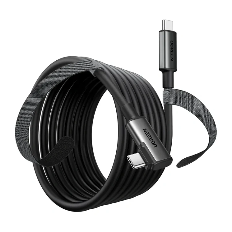 Kabel USB-C do USB-C Ugreen US551, VR, 5 Gbps, 5m (czarny)