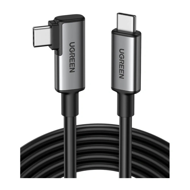Kabel USB-C do USB-C Ugreen US551, VR, 5 Gbps, 5m (czarny)