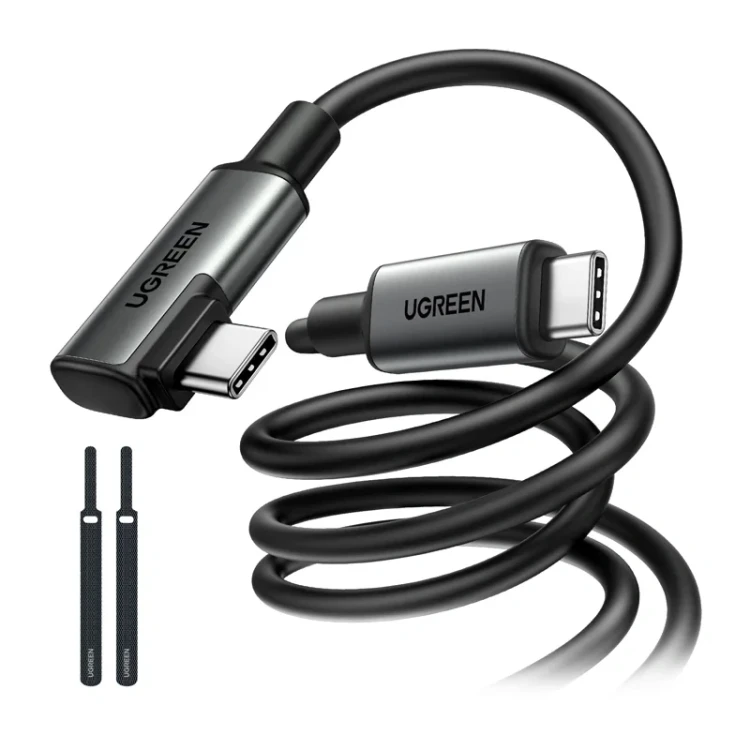 Kabel USB-C do USB-C Ugreen US551, VR, 5 Gbps, 5m (czarny)