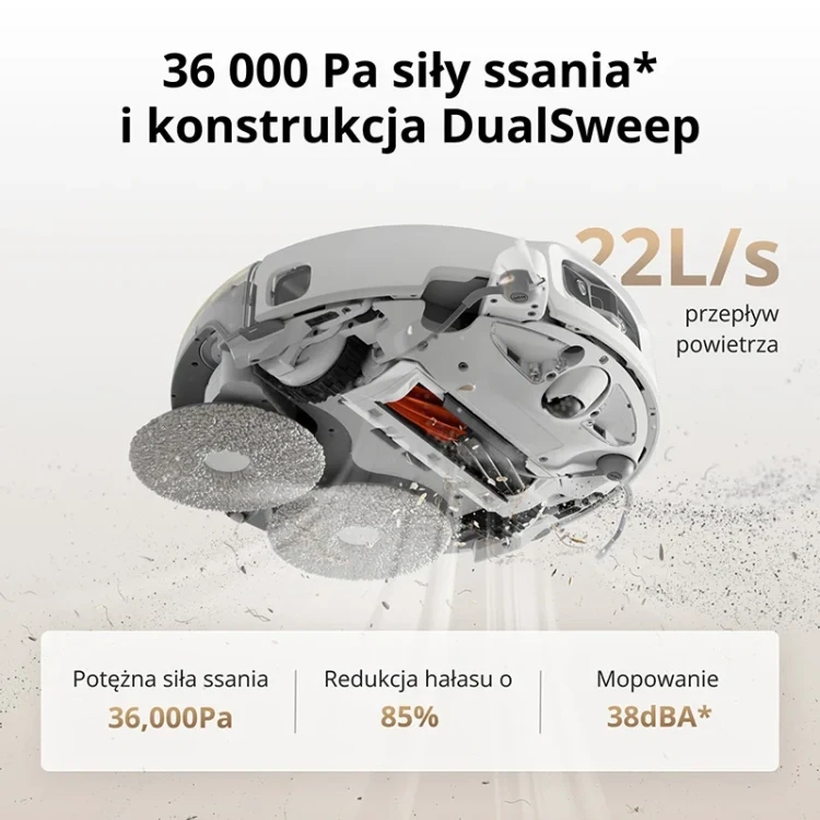 Robot sprzątający DJI ROMO A2 ze stacją