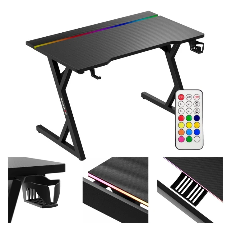 Biurko gamingowe Hero 2.4 RGB Black