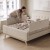 Barierka ochronna do łóżka Cover 55 Beige 150 cm
